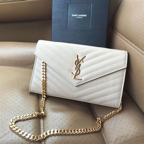 saint laurent bolsa blanca